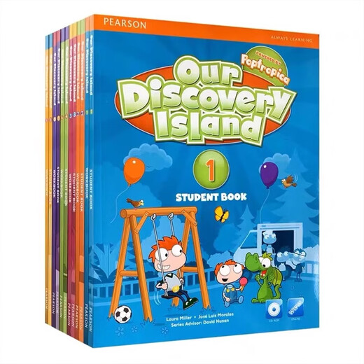 【进口原版】朗文培生ODI少儿英语教材 our discovery island 123456级别小学生6-12岁朗文探索少儿美式在家自学英语练习 ODI 1级别（课本+练习册）