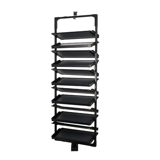 
Kezhitu porch shoe cabinet 360-degree rotating shoe rack storage retractable built-in storage shoe rack multi-layer space saving multi-function black-8-layer: 680*340*(1390-15913
