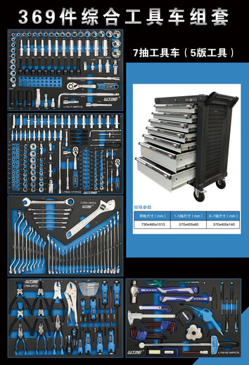 Wen Yijia's heavy-duty unlocks 352 pieces, 369 pieces and 423 pieces of tool cart sets per level. Lu Ying unlocks 352 industrial-grade tools + 7 heavy-duty pieces per level.