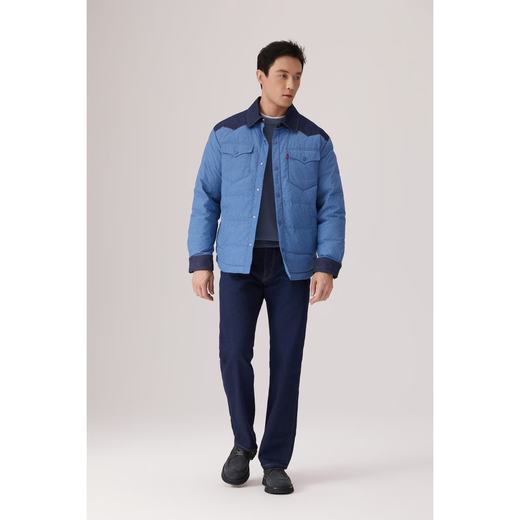 Levi's Levi's 25th Autumn and Winter New Men's American Retro Clean Fit557 Straight Jeans Dark Blue 31 (32)