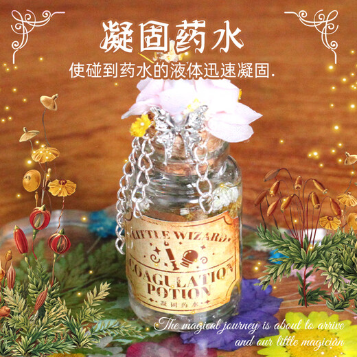 溥畔小小魔法师六一儿童节礼物药水科学实验神奇魔法壶实验瓶锅套装 精灵仙子手工diy材料包礼盒