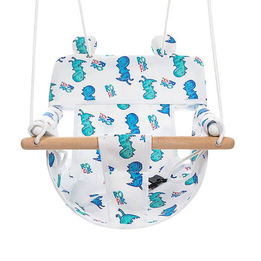 Portant un chat pour enfants swing intérieur intérieur utilisateur en plein air cour bébé chaise baby chaise enfants berceau swing single petit nouveau dinosaure swing