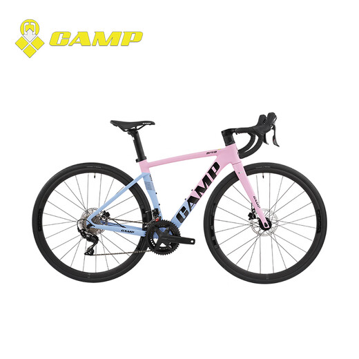 Camp (camp) SR3 Disc Free Version Bicycle Carbon Fibre Fibre Légère Aluminium Alloy Sports Shuntai Huile Integrated Disc Road Bike Blue Pink 22 Speed 490 Yards 700C