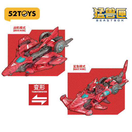 52Toys Beastdrive Infinite Beast Drive Serie Figura Modelo de transformación Regalos de ensamblaje de juguetes para niños BD-04 Scavenger