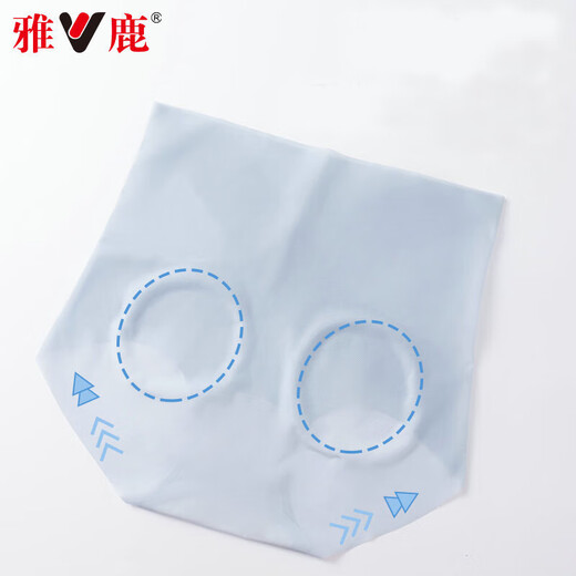 Avierte interior de cierre de vientre de la cintura alta yalu para mujeres con seda con la entrepierna antibacteriana con calzoncillo pantalones cortos de seda de hielo para niñas Gran tamaño 3 Color mixto-3 tiras XL (recomendado 120-140Jin [Jin equivale a 0.5 kg])