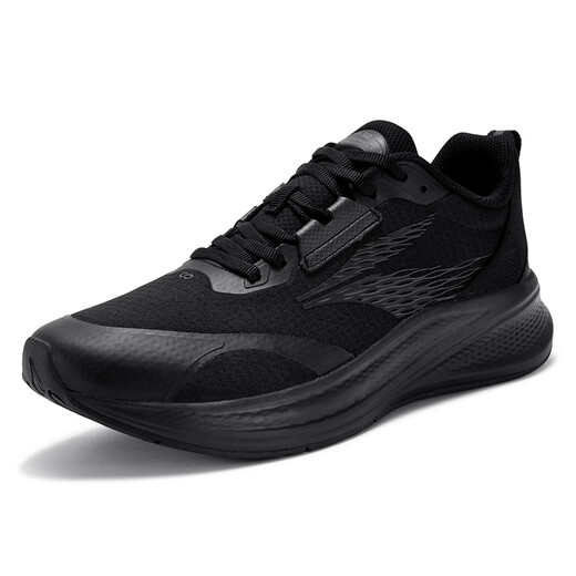 361 Men's sports shoes Feiyi 4 autumn and winter mesh breathable black commuting shoes running shoes wear-resistant shoes obsidian black dense mesh 43
