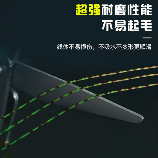 ZUKIBO Imported spotted fishing line main line super soft sub-line strong pulling platform fishing nylon line sea fishing luya sea rod line Main line / single roll package [spot green] 200 meters No. 2.0