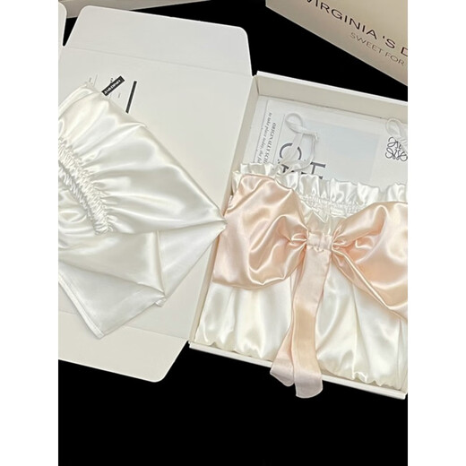 KIDS Red Bean Sweet Sling Ice Silk Pajamas Women's 2025 Summer Korean Style Internet Celebrity Style Sexy Pure Desire Set Home Clothing #yx-9214 L (99-115)Jin[Jin equals 0.5 kg]