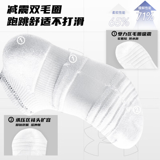 
Under Armour Socks Summer Boat Socks [3 pairs] Basketball Badminton Sports Socks Men and Women Running Thin Deodorant Towel Short Cotton Socks
