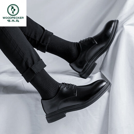 Pájaro carpintero nicho imitación de cuero zapatos casuales primavera zapatos de cuero formal