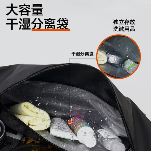 Huili Reisetasche Herren nasses und trockener Fitnesstasche Business Trip Handtasche Sporttasche Sportbeutel große Kapazität Schwimmbeutel