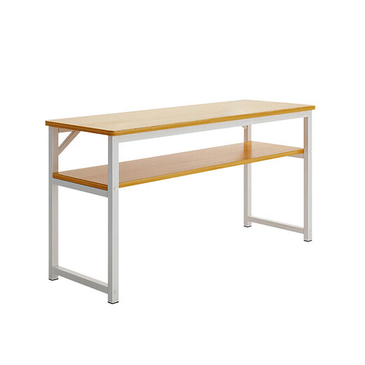 Long table against the wall, narrow desk, simple rectangular desk, double study desk, computer desk for home, 50% off clearance, simple 80cm warm white