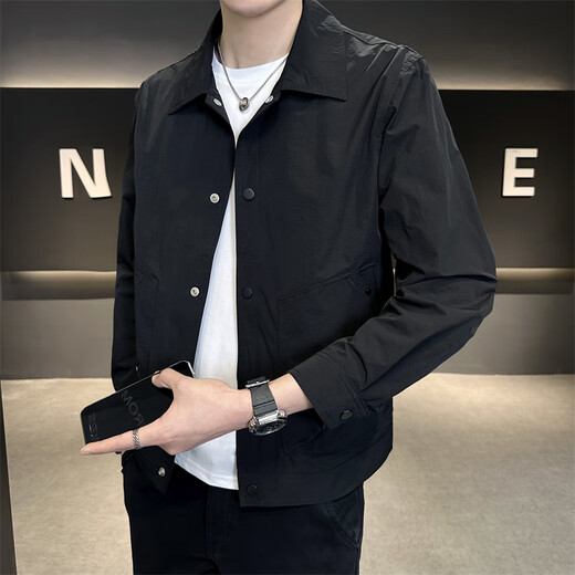 Li Ning's Autumn and Winter New Men's Workwear Casual Stand Collar Jacket Coat Loose Casual Sports Jacket Coat Men's Green L Li Ning's Autumn and Winter New Men's Workwear Casual Stand Collar Jacket Coat Loose Casual Sports Jacket Coat Men's Green L