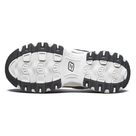Skechers [Skechers]Skechers Skechers Women's D LITES series fashion strap sneakers 11977-BLK 35
