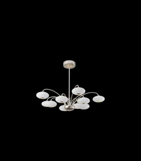 
Leshi (NVC) Leshi physical pendant lamp chandelier line lamp 12809 star-degree modern cream style warm offline voice tape installation 520/3000/134 watts 12 heads