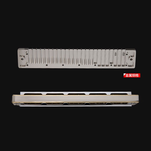 Japan TOMBO Tongbao 6624S customized copper grid version 24 holes student playing polyphonic harmonica #D tune