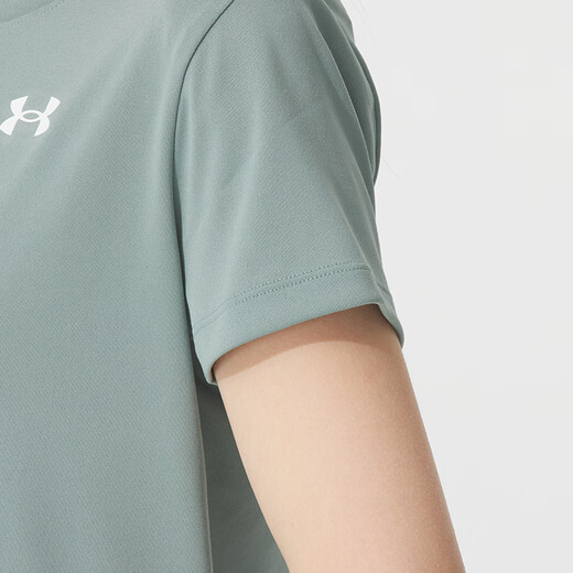 安德玛（Under Armour）女装运动套装25夏新款瑜伽跑步快干透气短袖T恤宽松长裤两件套 跑步运动两件套 XL