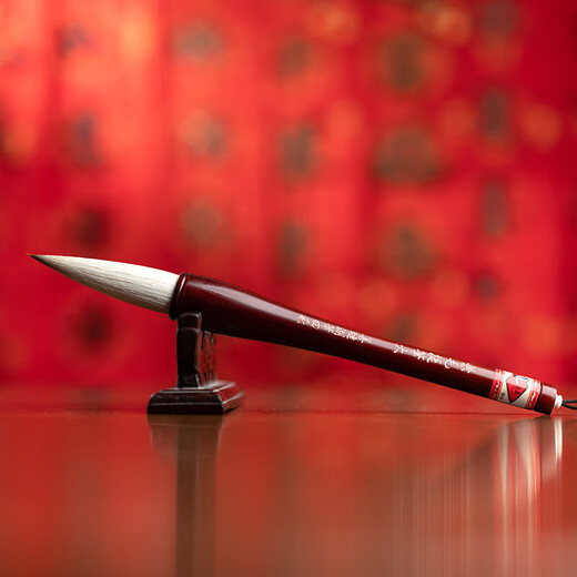 Shanlianhu Bibi-Pinsel, extra groß, Segenscharakter, Wolfshaar und Schafshaar, Frühlingspaare, großer Zeichenstift, Hebestift, Kalligraphie-Übung, Kalligraphie-Übungspinsel und Haarbürste, groß (außen 7 cm)