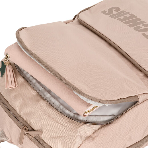 Skechers men's bag women's bag 2025 summer new sports bag backpack student school bag backpack fashion trendy casual bag L320U196-01BM MISC