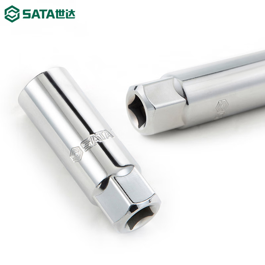 SATA 世达世达火花塞套筒大飞中飞超薄拆卸安装加长扳手宝马汽修工具12925 13916/21mm[大飞12.5mm]火花塞套