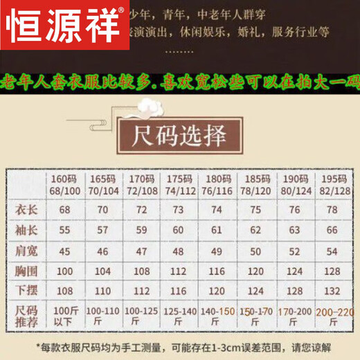 Hengyuanxiang Republic of China clothing men's old-fashioned middle-aged and elderly grandfather clothes 70 and 80 years old Chinese tunic suit Chinese tunic suit spring and autumn dad gray open pocket top + pants L L 170