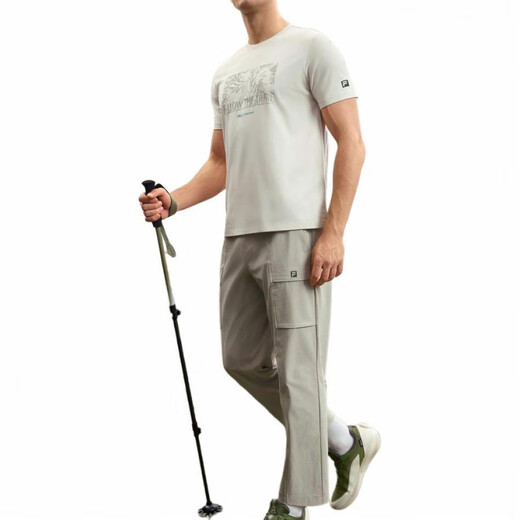 Fila AthleticsSport2025Q1 Treotage à manches courtes à manches courtes et personnalisés sports polyvalents et t-shirts décontractés Men Gongbei M 170 / 92A