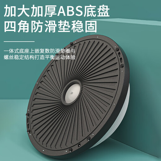 Zairou Bo speed ball semi-circular balance ball thickened explosion-proof yoga fitness ball Pilates foot hemisphere yoga equipment for home use 1 smooth surface 58cm comes with a pump + tension rope + air plug