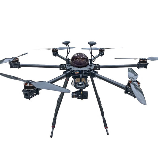 Zhizhou ZD850Z Sechs-Achsen-Set für Fly Open Source PIX V5 Flugsteuerung Drohnen-Fotografie-Kabel Last Last Standard/Lastlast 6 kg/DJi Naza V2 Flugsteuerung Han LEDI AT10 Fernbedienung/installiert