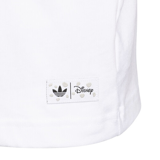 Adidas (adidas) T-shirt des filles de vêtements pour enfants 25 été 101 Spot Dog Joint Style Embellifhed Bow Children's Pure Cotton Colon