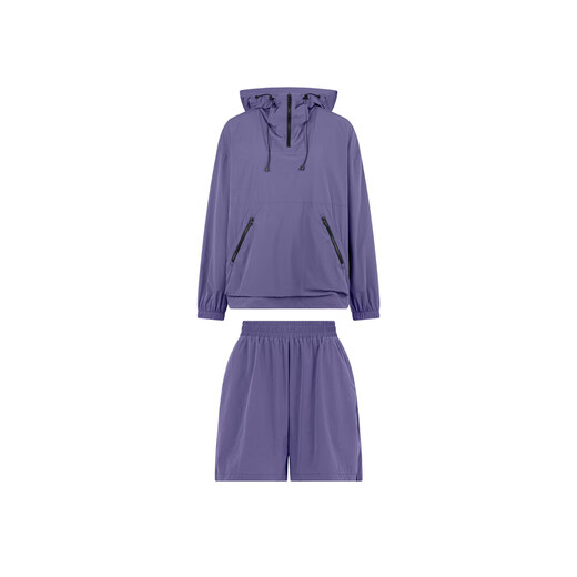Meiyang Glacier set casual informal con capucha con capucha caladeras superiores top set de dos piezas M