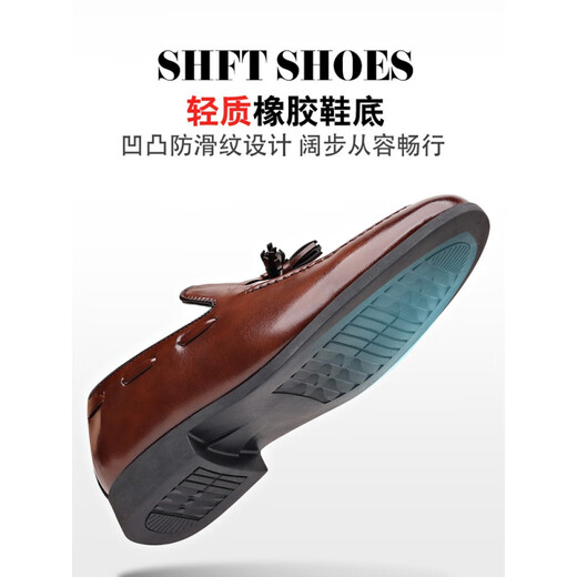Yierkang Matte Costume Chaussures en cuir masculin Chaussures de mariage décontractées de brillance plate à semelle plate