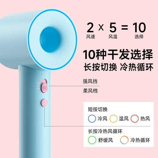 AUX 400 million negative ion hair dryer for dormitories with high wind power for hair care for students. Low power, quick drying, constant temperature, soft sound, hollow leafless 800w high-speed hair dryer for girlfriend in the beginning of school season. 800W dormitory non-tripping - yellow. 2 years only. Replacement, no repair. The lowest price on the whole network. If you buy it, you will be compensated and free shipping insurance.