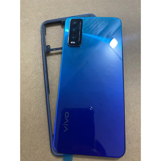 Vivo adapts to Y30 battery cover, new mobile phone original back cover, front shell, middle frame card tray, power on, volume button button, y30 black single-chip back cover, shell x vivo