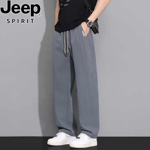 Jeep Spirit Straight Hosen Herren Sommer neuer Stil Trendy Lose Casual Hohoser Cool atmungsaktiv