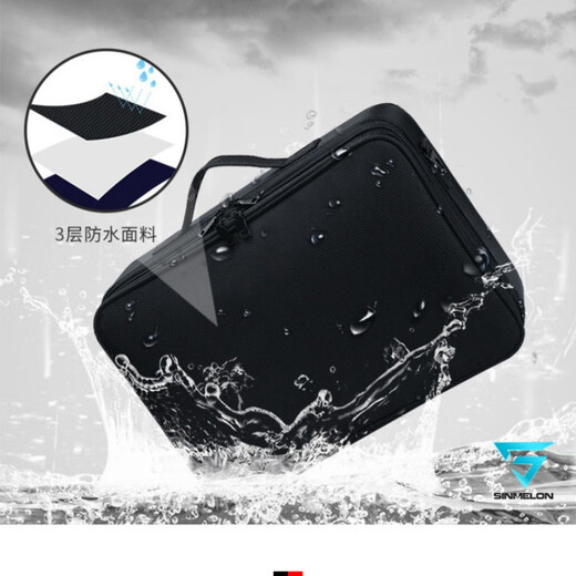 Zailu fishing gear storage bag multi-functional storage box fishing supplies equipment fishing gear bag fishing tool box accessories box te large three-layer 40*29*14