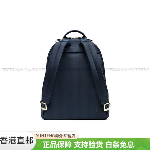 Samsonite Leia series 13-inch gold logo solid color fabric schoolbag backpack backpack regular men and women basic clothing (bag + tag)