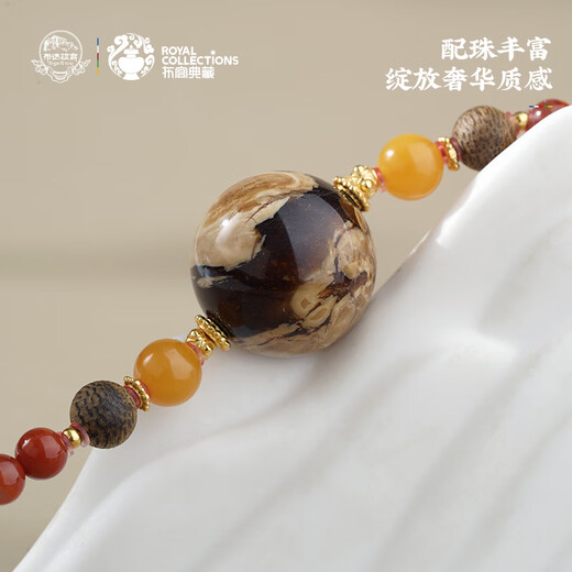 Potala Palace Sichuan material southern red pendant with amber beeswax agarwood necklace for men and women in the year of your life as a birthday gift for your boyfriend