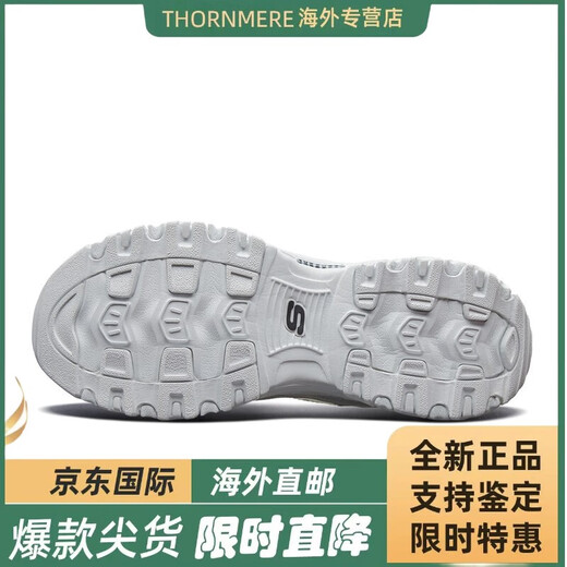 Skecher White Dad Shoes Женская летние белые туфли пары пары пары панда-ботинки на открытые повседневные кроссовки женский цветочный стиль 11977-wht 35