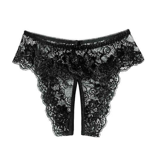 Sexy sexy underwear large size underwear bed flirting set crotchless thong lace transparent women XL 116 black