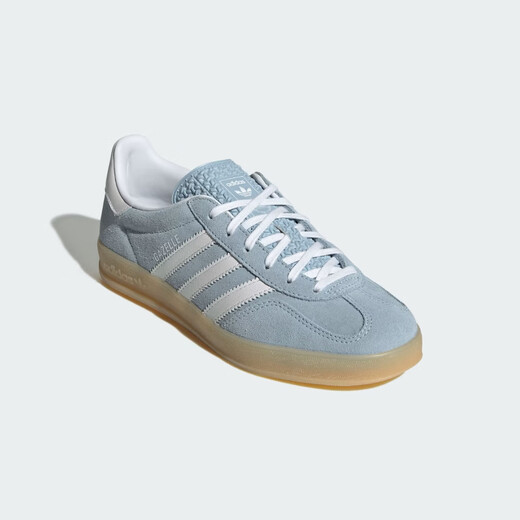 Adidas (adidas) Clover Chinese Valentine's Day Gift Women's GAZELLE INDOOR W Casual Shoes JQ7009 Pink Blue 37