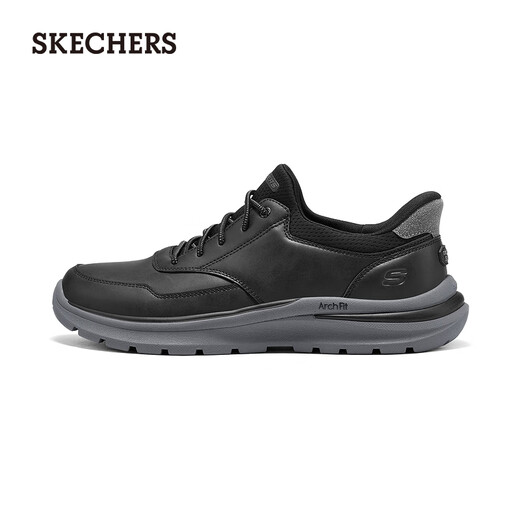 Skechers men's shoes autumn flash shoes comfortable business casual shoes 205492 black/BLK 41