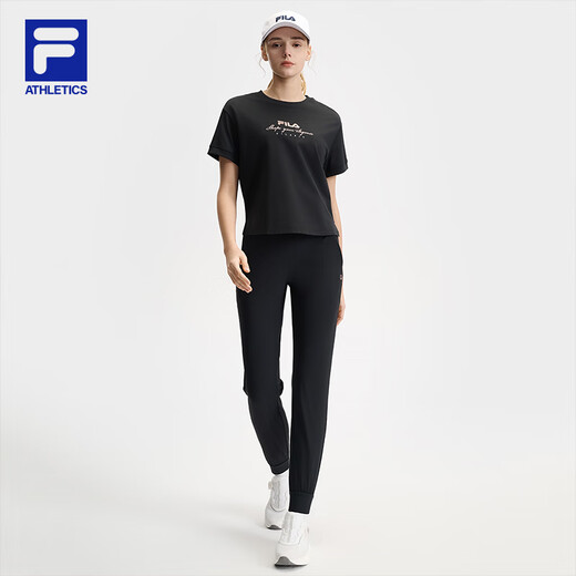 FILA Offizielle Frauen -Strickhose 2025 Sommer -Fitness -Übungen Grundlegende Sonnenschutzhosen