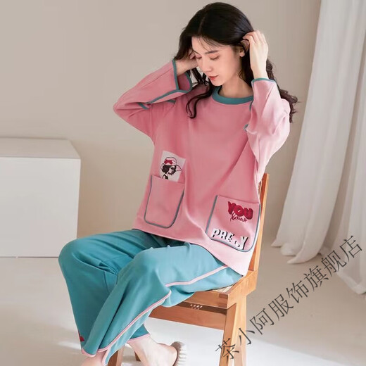 Cha Xiao A pajamas for women summer short-sleeved loose pajamas shorts Korean style cropped pants casual home clothing women suit N64 T-9848 (suit shorts) 3XL (160-180Jin [Jin equals 0.5 kg])