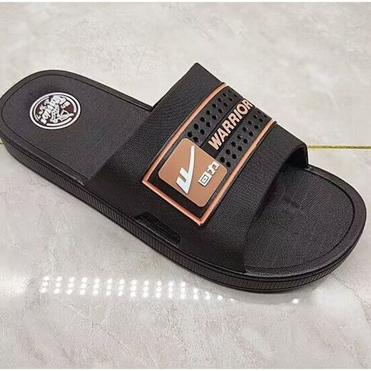 Huili Slippers at Home Flip flip flops for Men and Women portant des traînées à tendance pour une salle de bain décontractée Anti-slip Couple de plage à semelle épaisse hommes Huili 3523 Classic Couple Modèle Men noir One Taille plus petite taille 40 taille de chaussure plus petite taille une taille plus grande taille