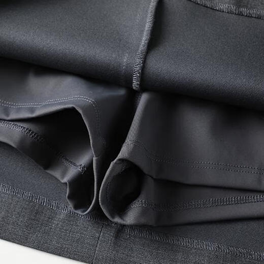 AQFB艾诺丝佳瑛官方旗舰店2025春款腰带高腰显瘦A字半身裙短裙女3523 烟灰色 213523 S