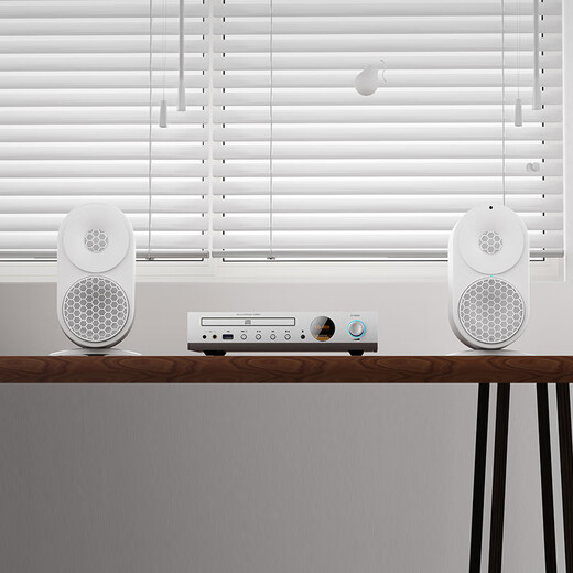 SHANLING CD80II desktop CD player all-in-one HIFI lossless home desktop CD player drawer-type disc compartment Bluetooth 5.0 CD80II silver