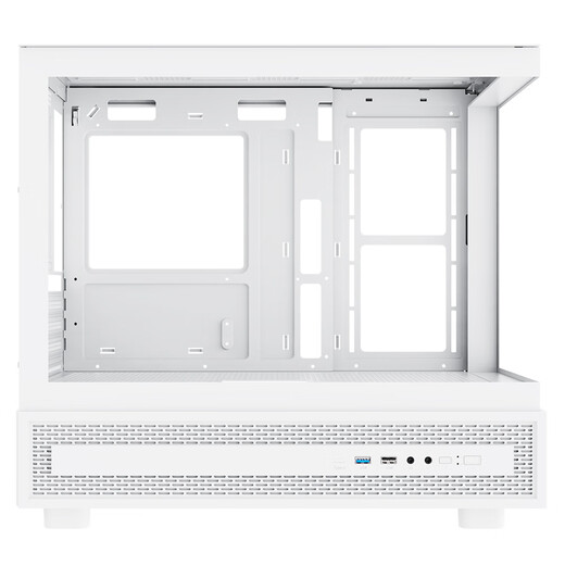 Thermaltake（Tt）钢影透S-M 海景房机箱 电脑主机 白色（M-ATX主板/支持360水冷/9风扇位）