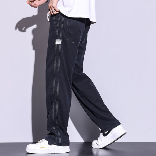 Lee Kids Summer Tiansi Pantalones casuales Summer, delgados delgados delgados de la seda recta de los pantalones largos 1048 ALE ALEA MILLA 160-170 PESO 90-110JIN [Jin iguala 0.5 kg]