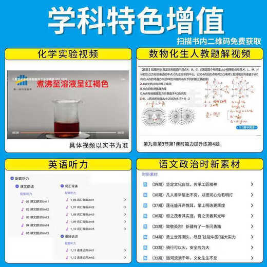 
2026 Five-Year College Entrance Examination Three-Year Simulation High School First and Second Year Compulsory Electives One, Two, Three, Five, Three, 53 High School Synchronous Mathematics Physics Chemistry Biology English Political History Geography Chinese Teaching Materials Must-Please Questions People's Education AB Edition Exercise Book Chinese [People's Education Edition] Compulsory Volume 1