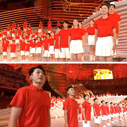 今诩啦啦操服装大学高质量学生团体表演运动会开幕式方阵班服大合唱拉 841(备注颜色)上衣+中裤+白袜子 L